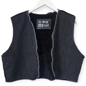 U2 Wear Me Out Vintage 80's Unisex Jacket Insert/Vest Size 42/XL